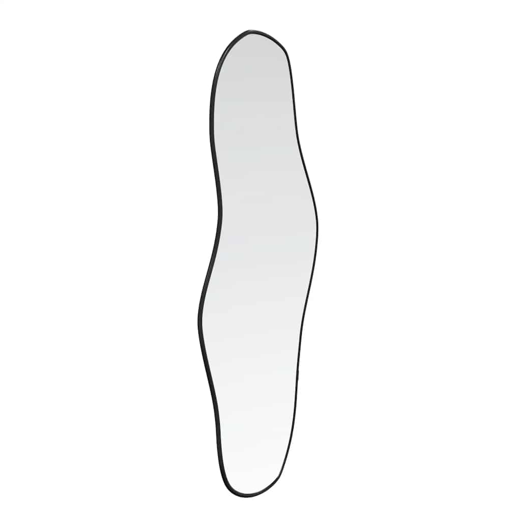Vidaxl Wall Mirror 100x45 cm sort