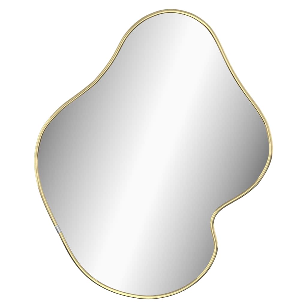 Vidaxl Wall Mirror 50x40 cm guldfarvet