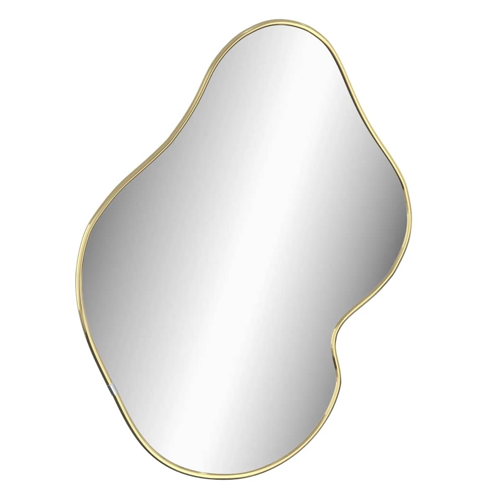 Vidaxl Wall Mirror 60x50 cm guldfarvet