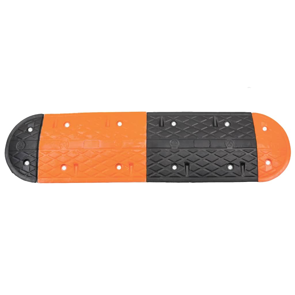 Vidaxl Speed Bump 129x32.5x4 Rummi gul og sort