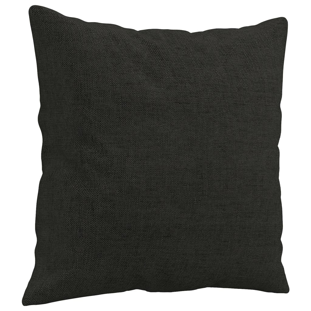Vidaxl dekorative puder 2 St 40x40 cm stof sort