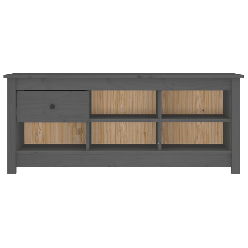 Vidaxl Shoe Cabinet 110x38x45,5 cm Solid fyrretræ
