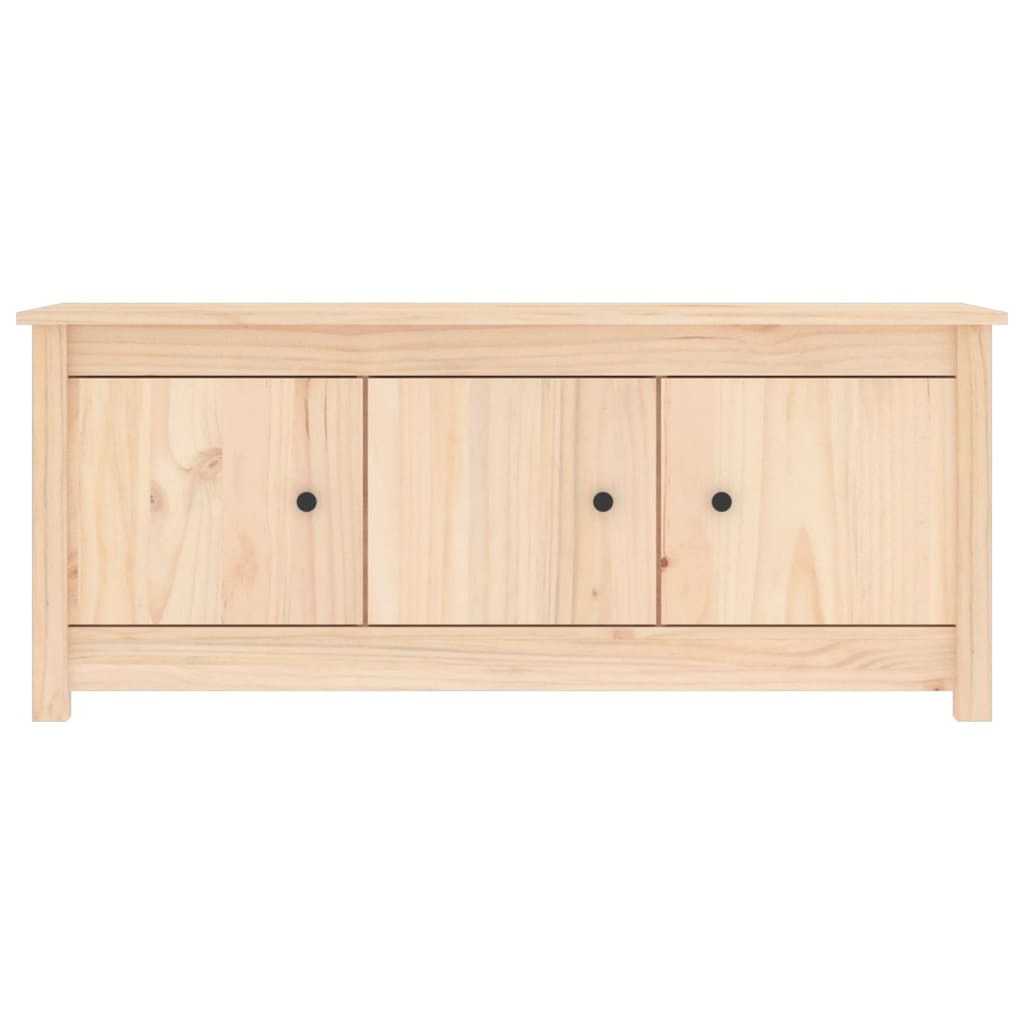 Vidaxl Shoe Cabinet 110x38x45,5 cm Solid fyrretræ