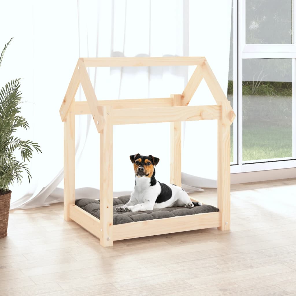 Vidaxl Dog Basket 61x50x70 cm Solid fyrretræ