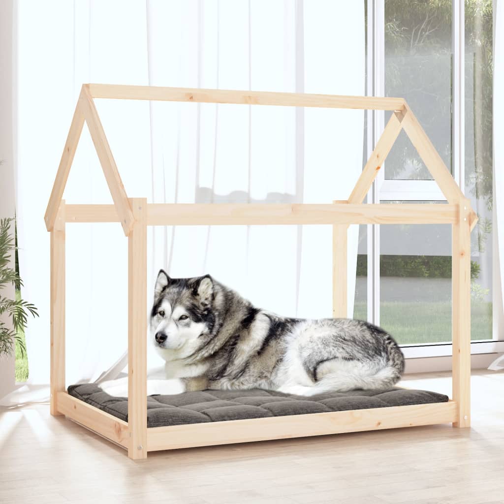 Vidaxl Dog Basket 111x80x100 cm Solid fyrretræ
