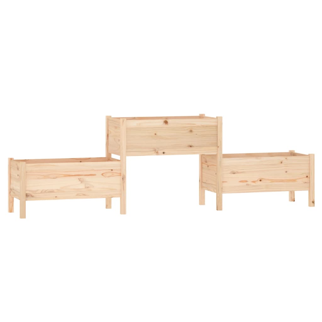Vidaxl Planning Box 245.5x44x75 cm Solid fyrretræ