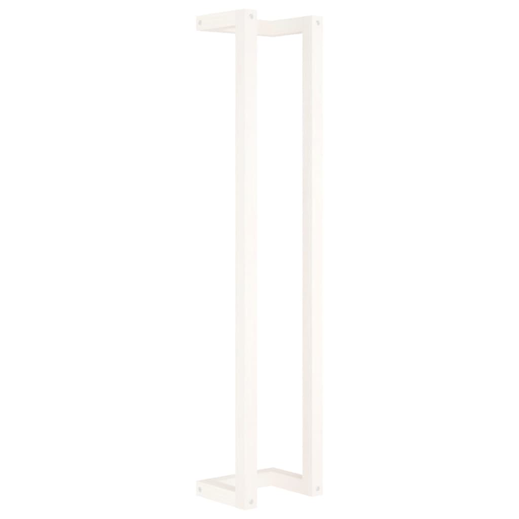 Vidaxl håndklæde rack 23x18x110 cm solid fyrretræ hvid