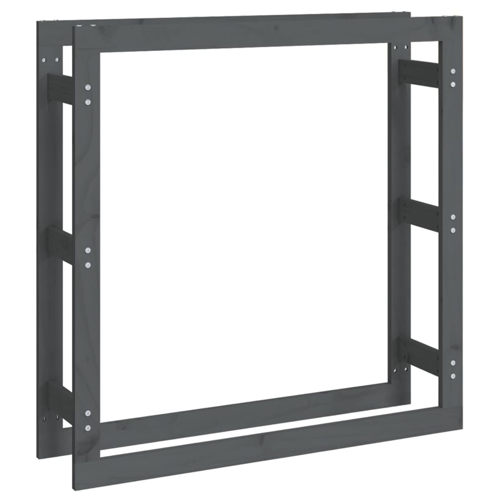 Vidaxl pejs 100x25x100 cm solid fyrgrå