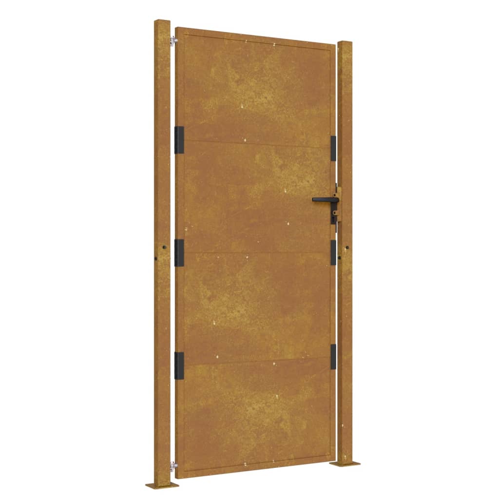 Vidaxxl låge 105x180 cm corten stål