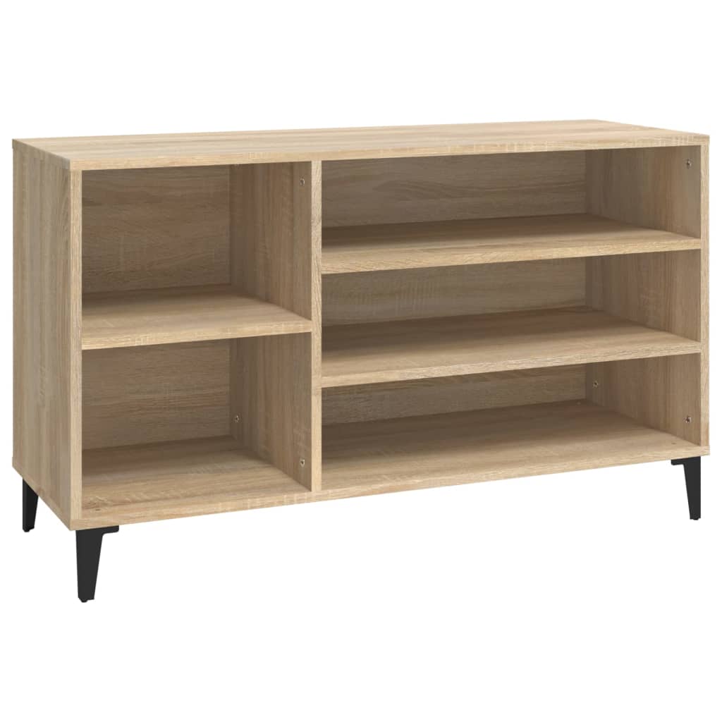 Vidaxl Shoe Cabinet 102x36x60 cm Property Wood Sonoma Oak Farvet
