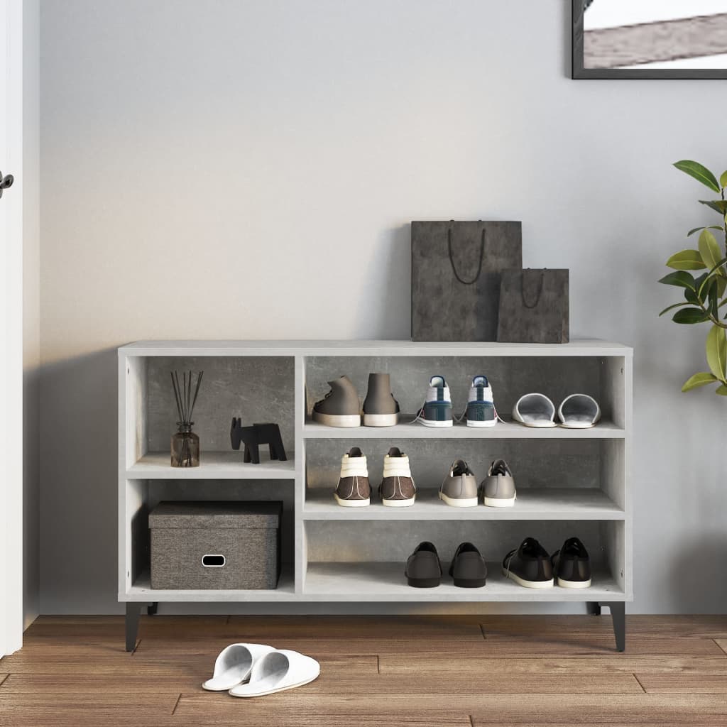 Vidaxl Shoe Cabinet 102x36x60 cm behandlet træbetonpris