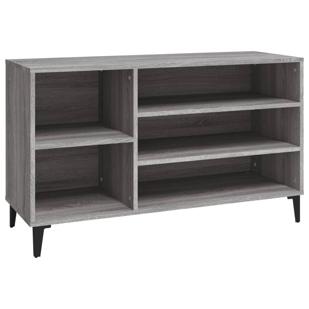 Vidaxl Shoe Cabinet 102x36x60 cm Property Wood Sonoma Gray