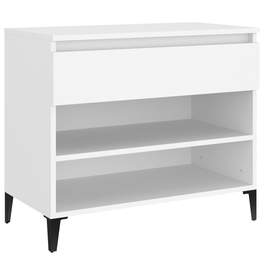 Vidaxl Shoe Cabinet 70x36x60 cm Property Wood White