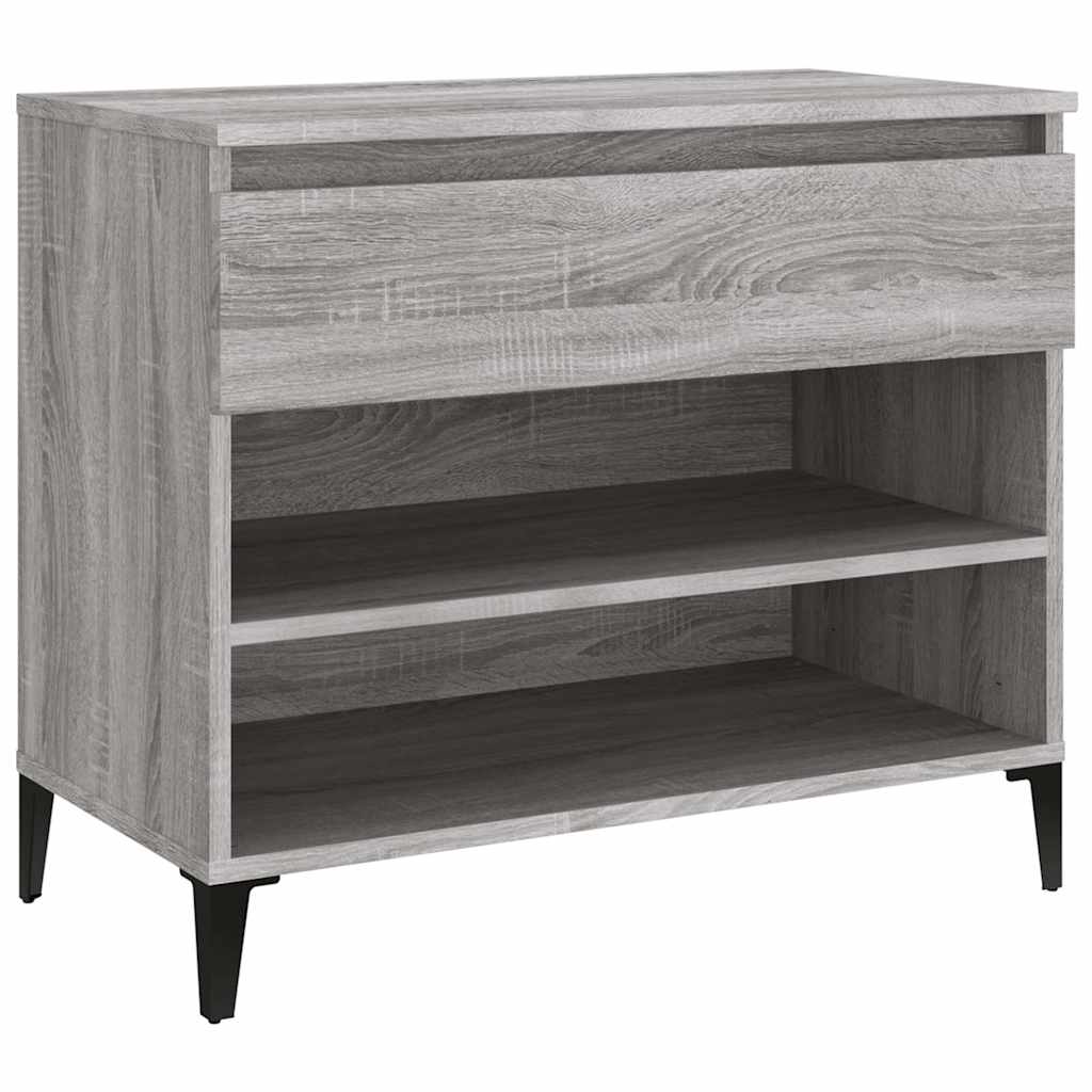 Vidaxl Shoe Cabinet 70x36x60 cm Property Wood Sonoma Gray