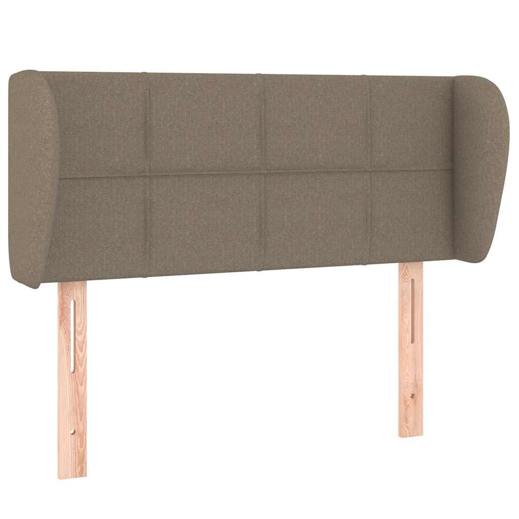 Vidaxl hoofdbord met randen 103x23x78 88 cm stof taupe