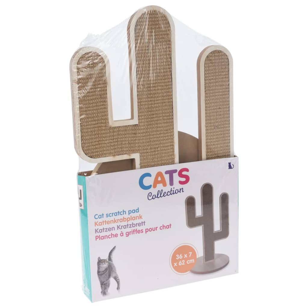 Pets Collection Cat Scratching Post Cactus 35x34.5x62 cm Naturel