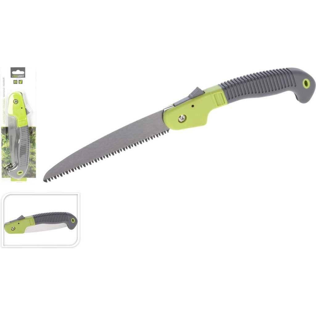 Pro garden takkenzaag opvouwbaar 18 cm groen grijs