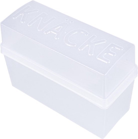 Basic cracker box 1,65l transparent lys