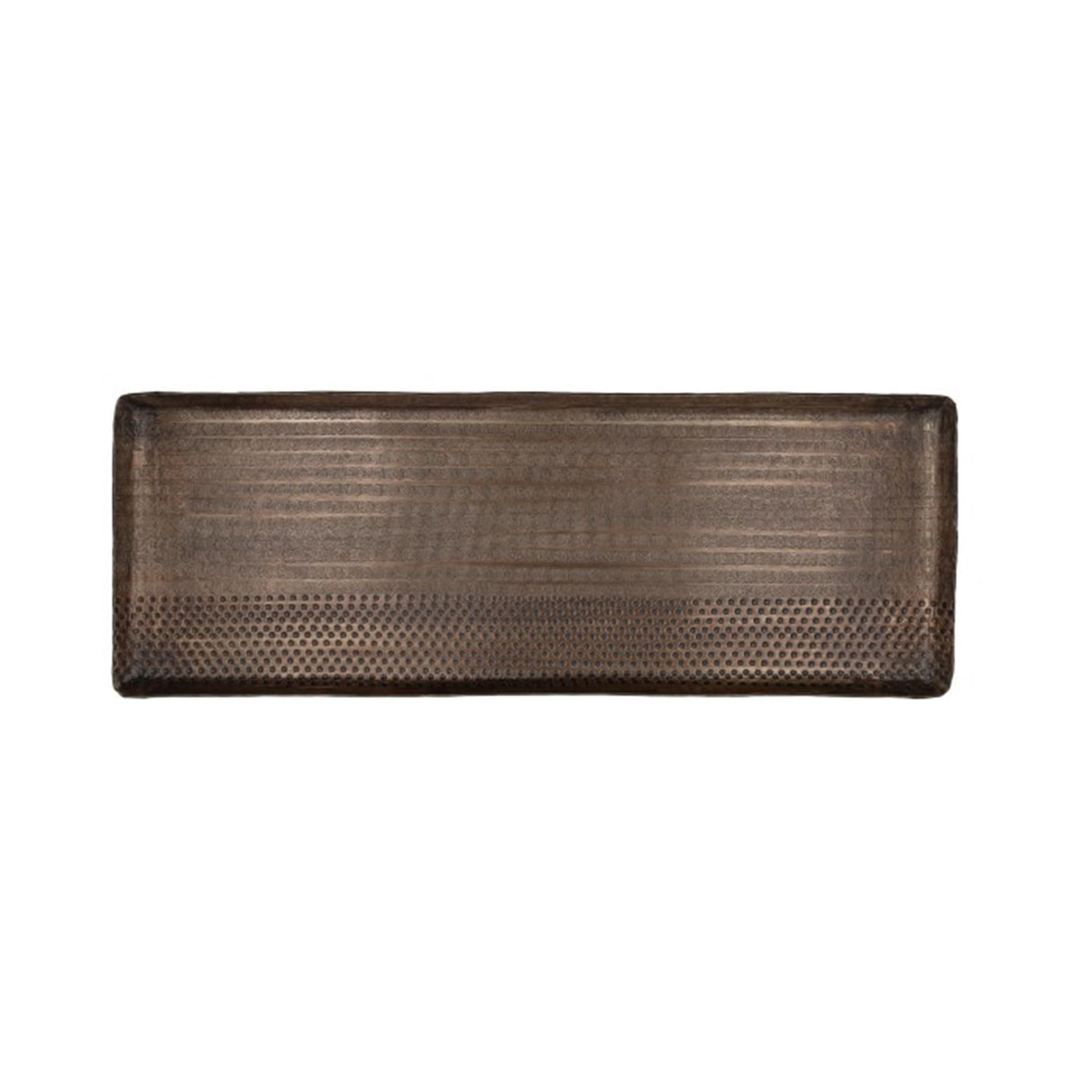 Hbx naturlig opholdsbakke 45x18x1,5cm messing