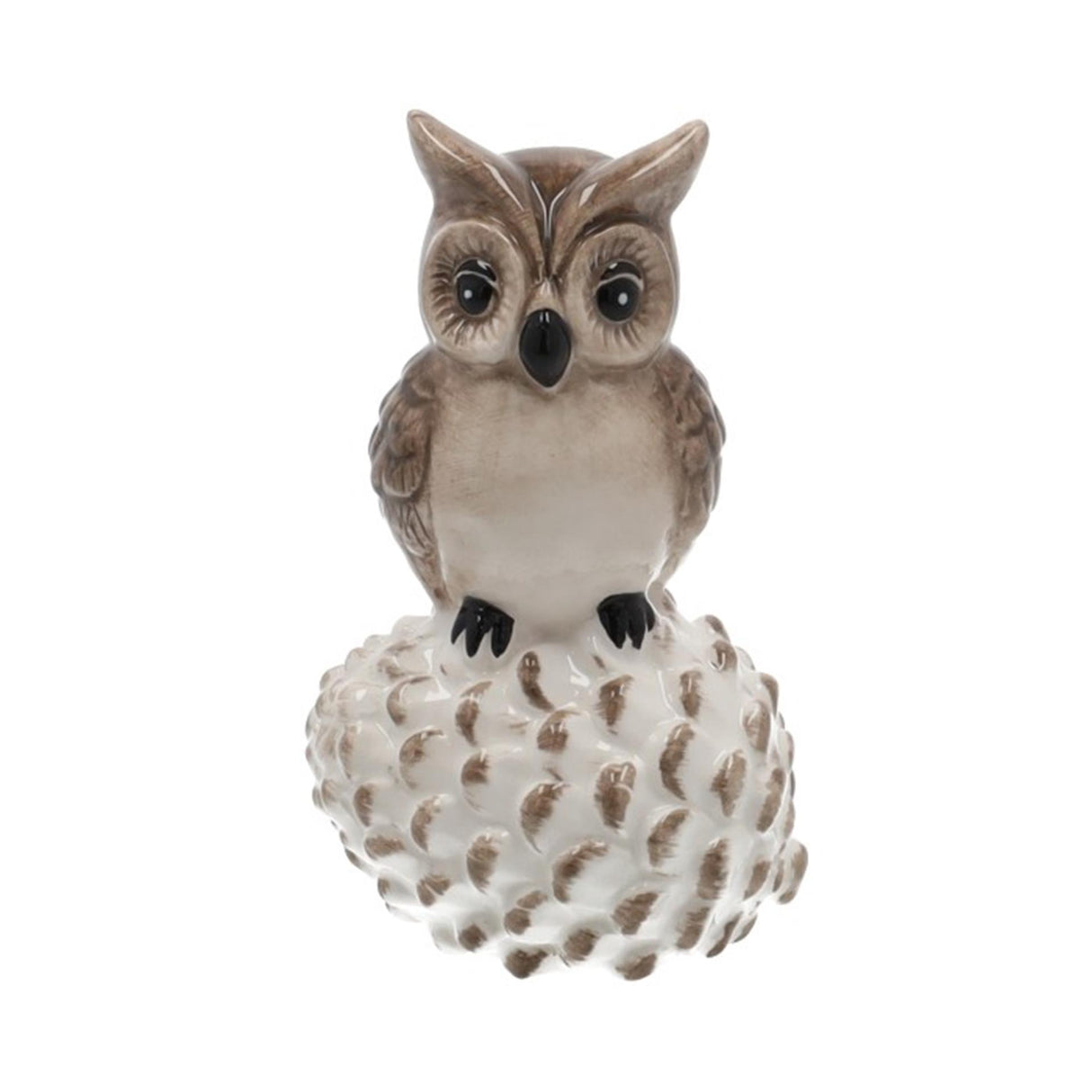 Hbx naturlig levende statue olly owl l7.8w6.2h13cm