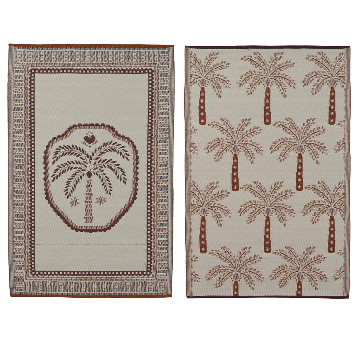 Decoris tæppe polypropylen l121cm 2 assorteret indendørs og udendørs