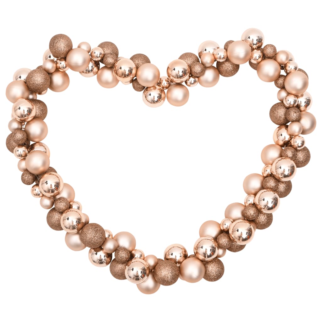 Vidaxl Christmas Garland Balls 175 cm polystyren rosé guldfarvet