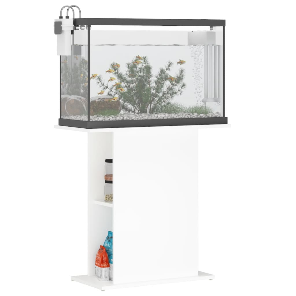 Vidaxx akvariestand hvid 75x36x72,5 cm konstrueret træ
