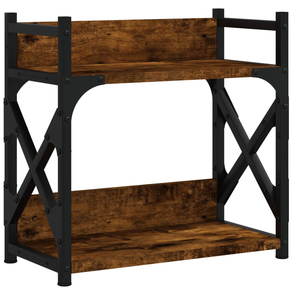 Vidaxl Printer Stand 2-lag 40x20x40 cm Property Wood Smoked Oak