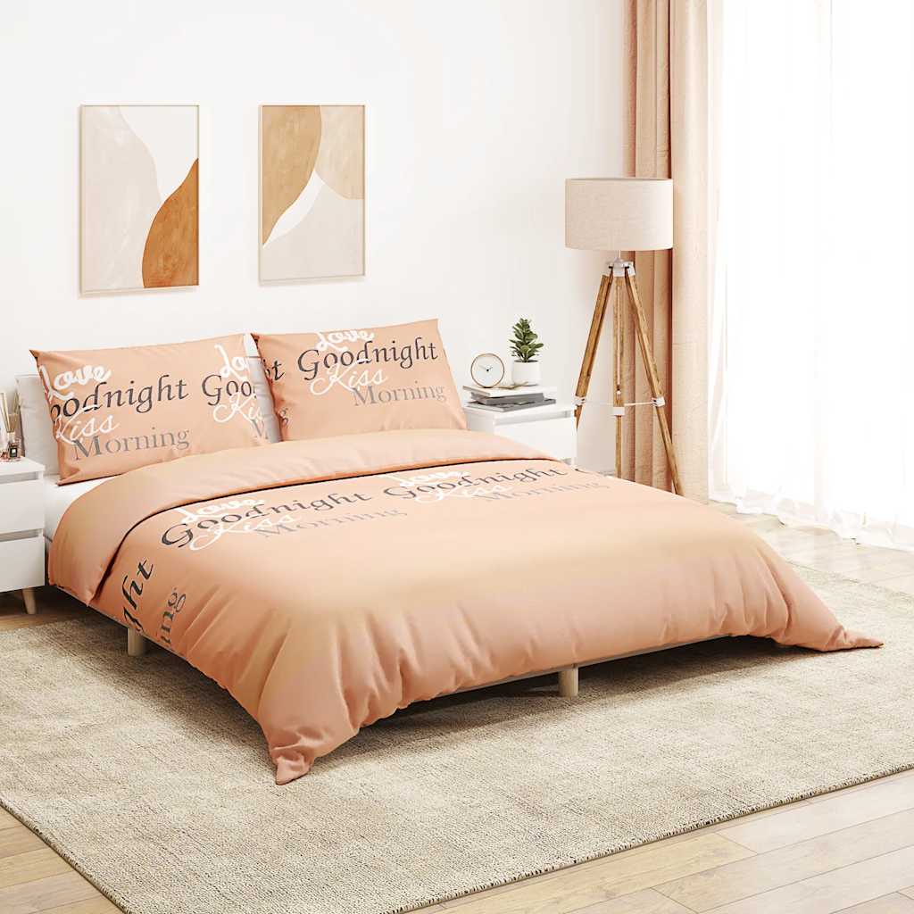 VIDAXX DUVET -DÆKNING Sæt 260x220 cm bomuld lyserød