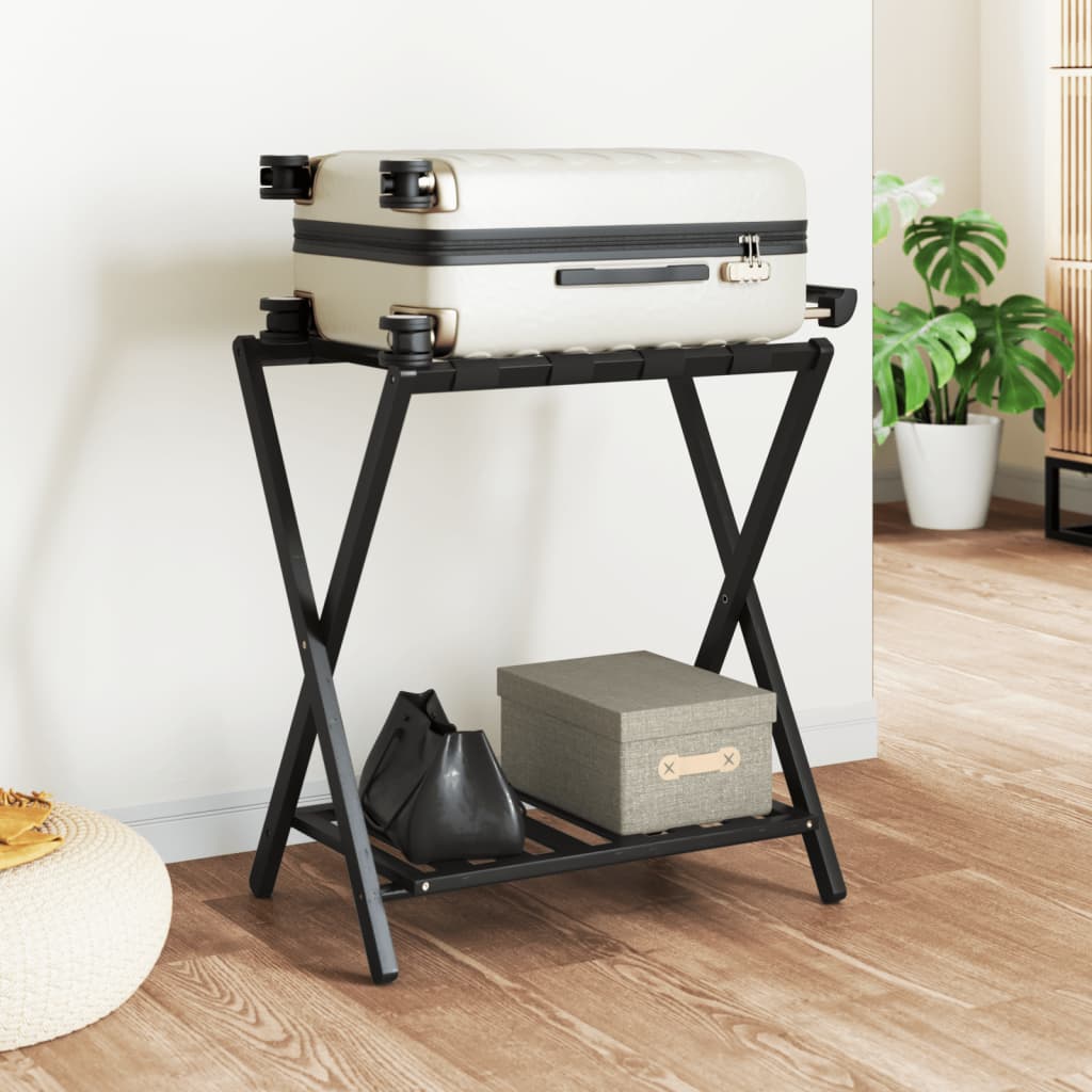 Vidaxl Bagage Rack 68x38x58 cm bambus sort