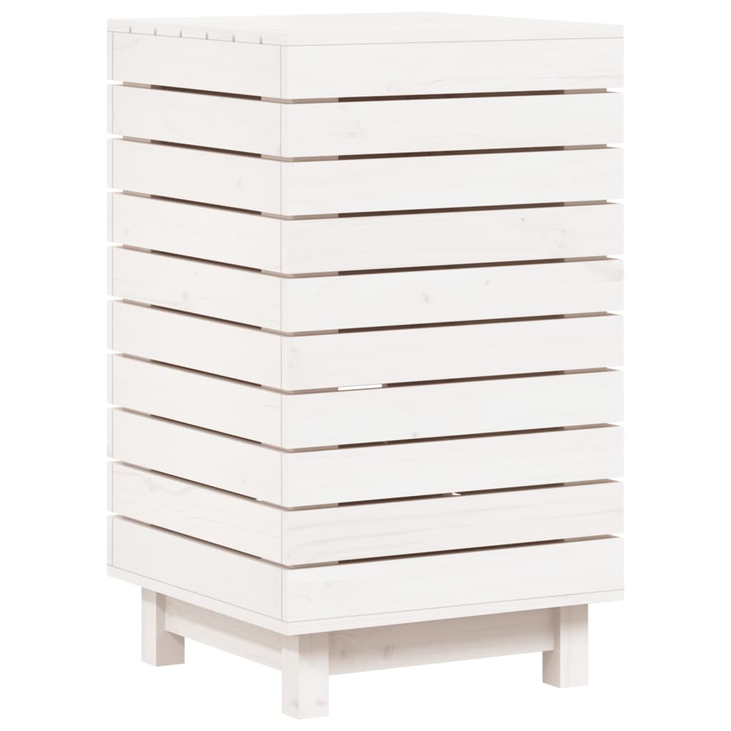 Vidaxl vaskeri kurv 44x44x76 cm Solid fyrretræ