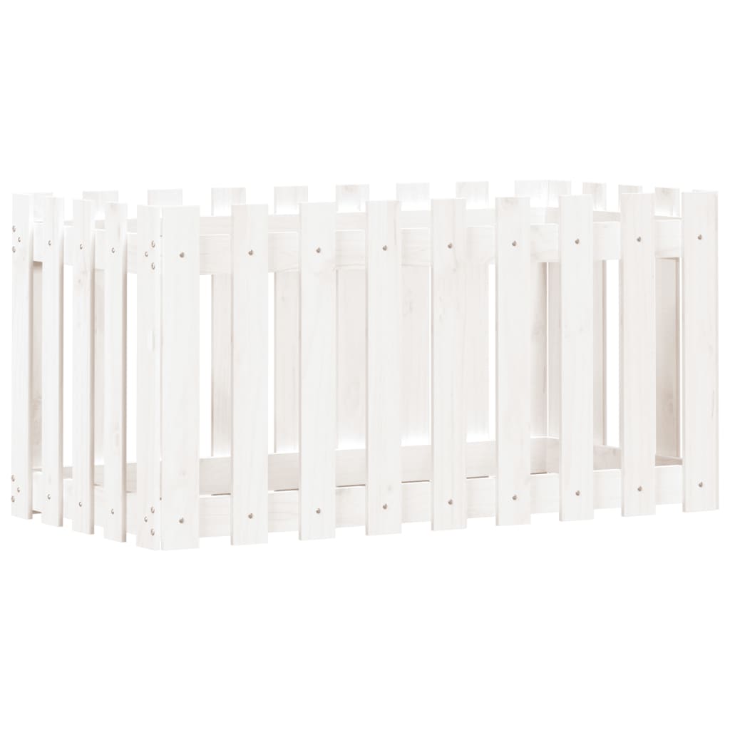 Vidaxl planter Insent HEK Design 100x50x50 cm fyrretræ med hvid