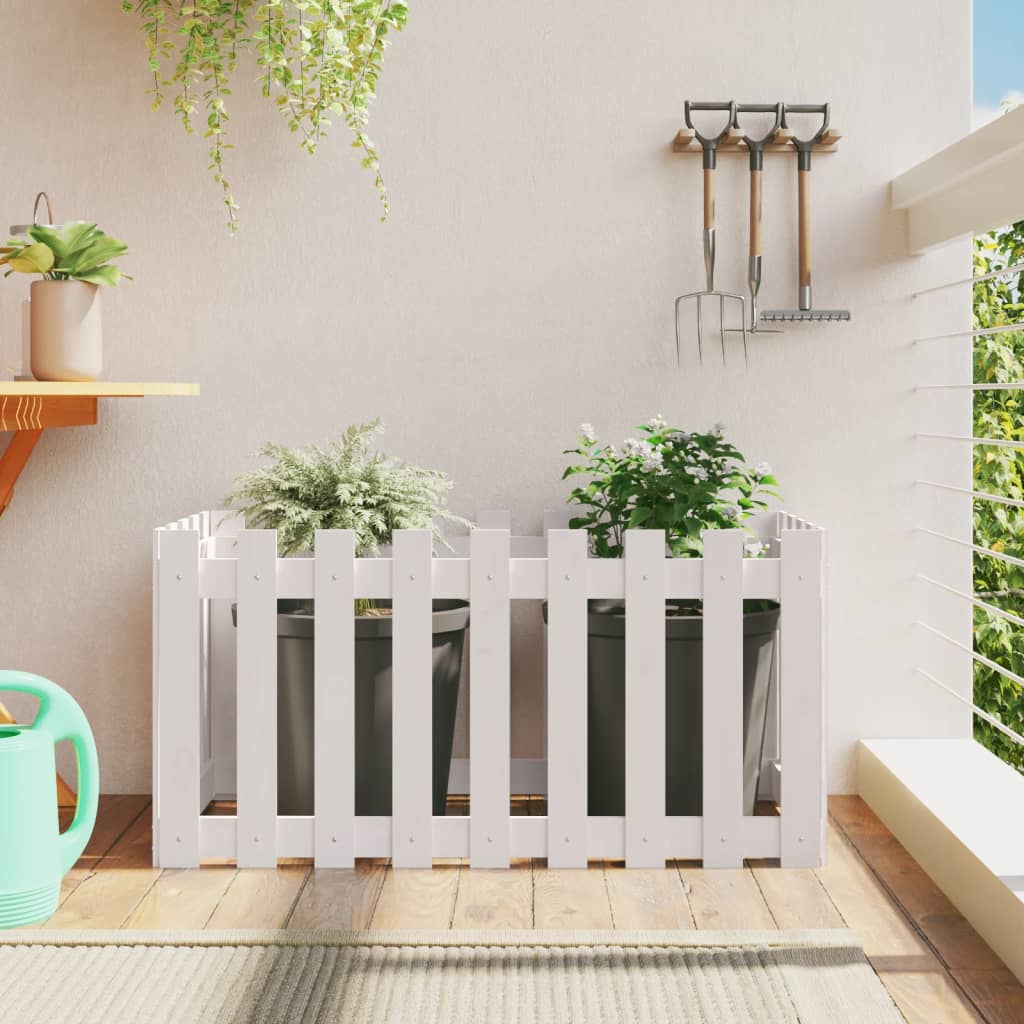 Vidaxl planter Insent HEK Design 100x50x50 cm fyrretræ med hvid
