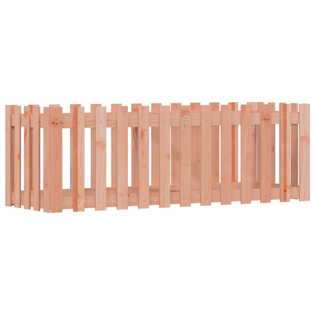 Vidaxxl planter hævet hegndesign 150x50x50 cm solid Douglas Wood