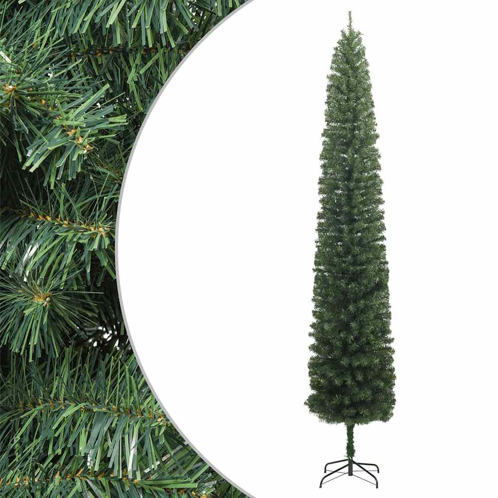 Vidaxx Kunstig juletræ smal med standard 270 cm PVC