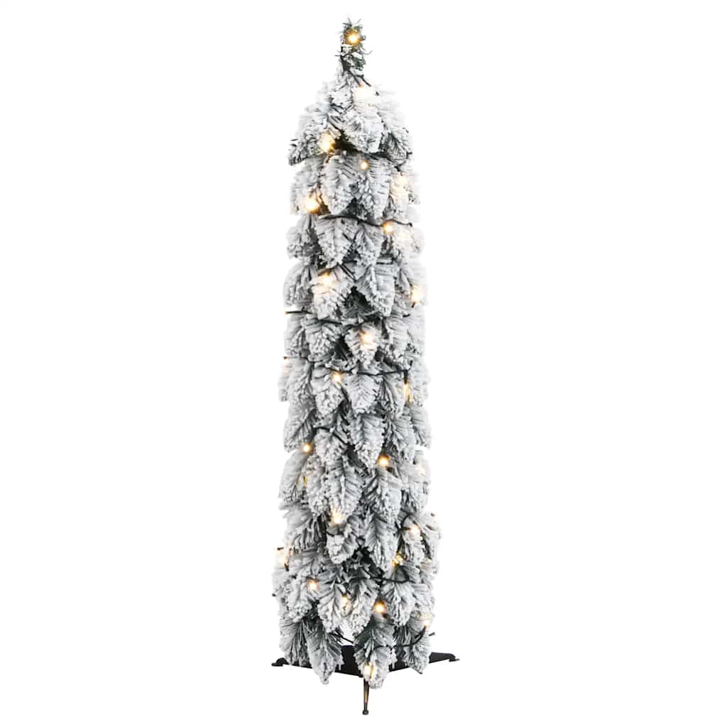 Vidaxx kunstigt juletræ med belysning og sne 45 LED'er 90 cm