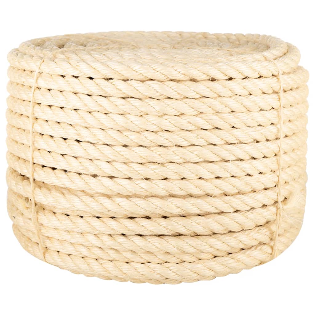 Vidaxl reb 20 mm 25 m 100% sisal