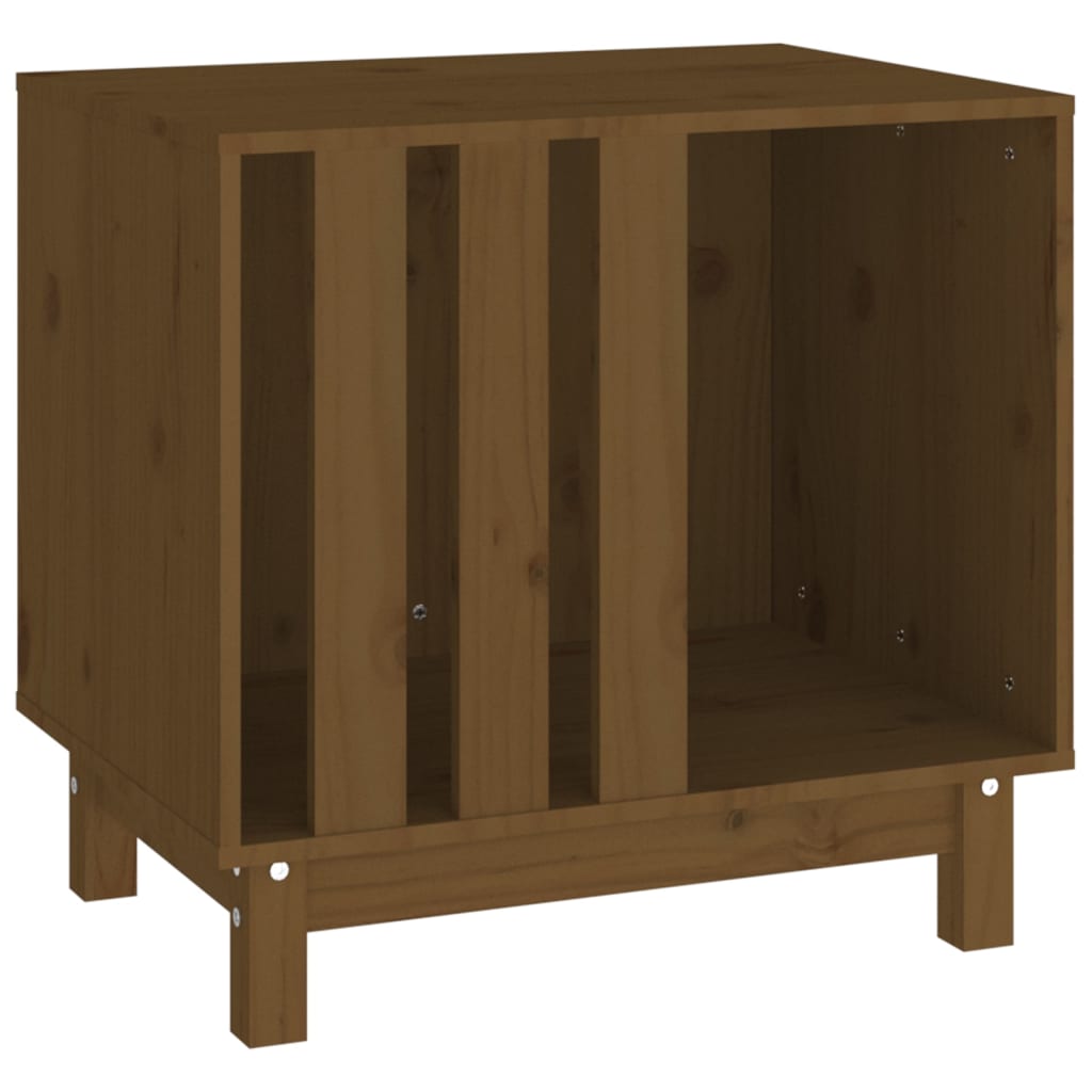 Vidaxl Dog loft 60x45x57 cm Solid fyrretræbrun