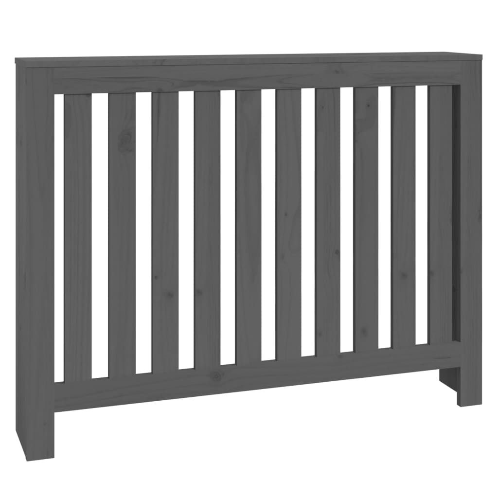 Vidaxl Radiatorom Construction 108.5x19x84 cm Solid fyrretræ grå