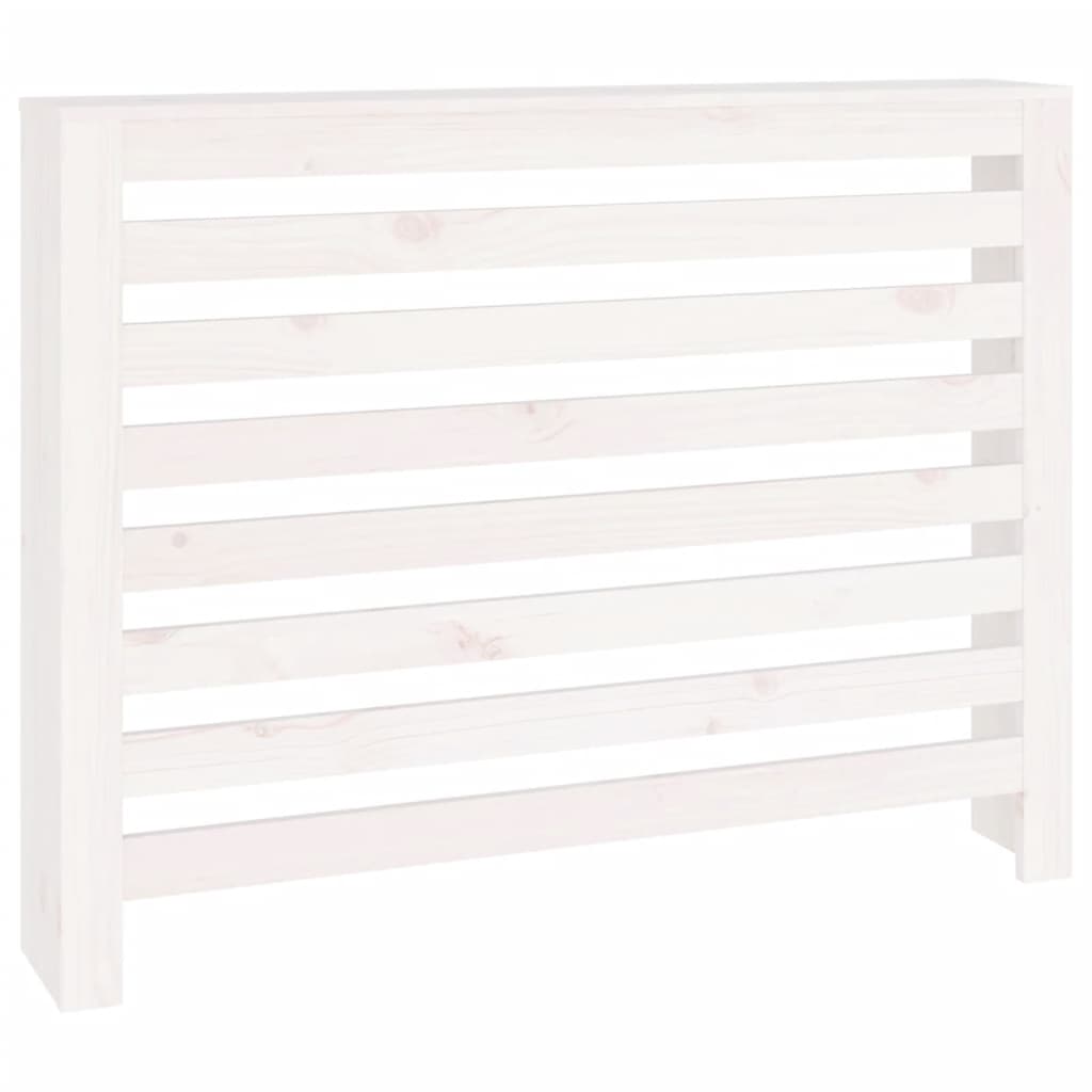 Vidaxx Radiator Surround 108.5x19x84 cm Fast fyrretræ hvid