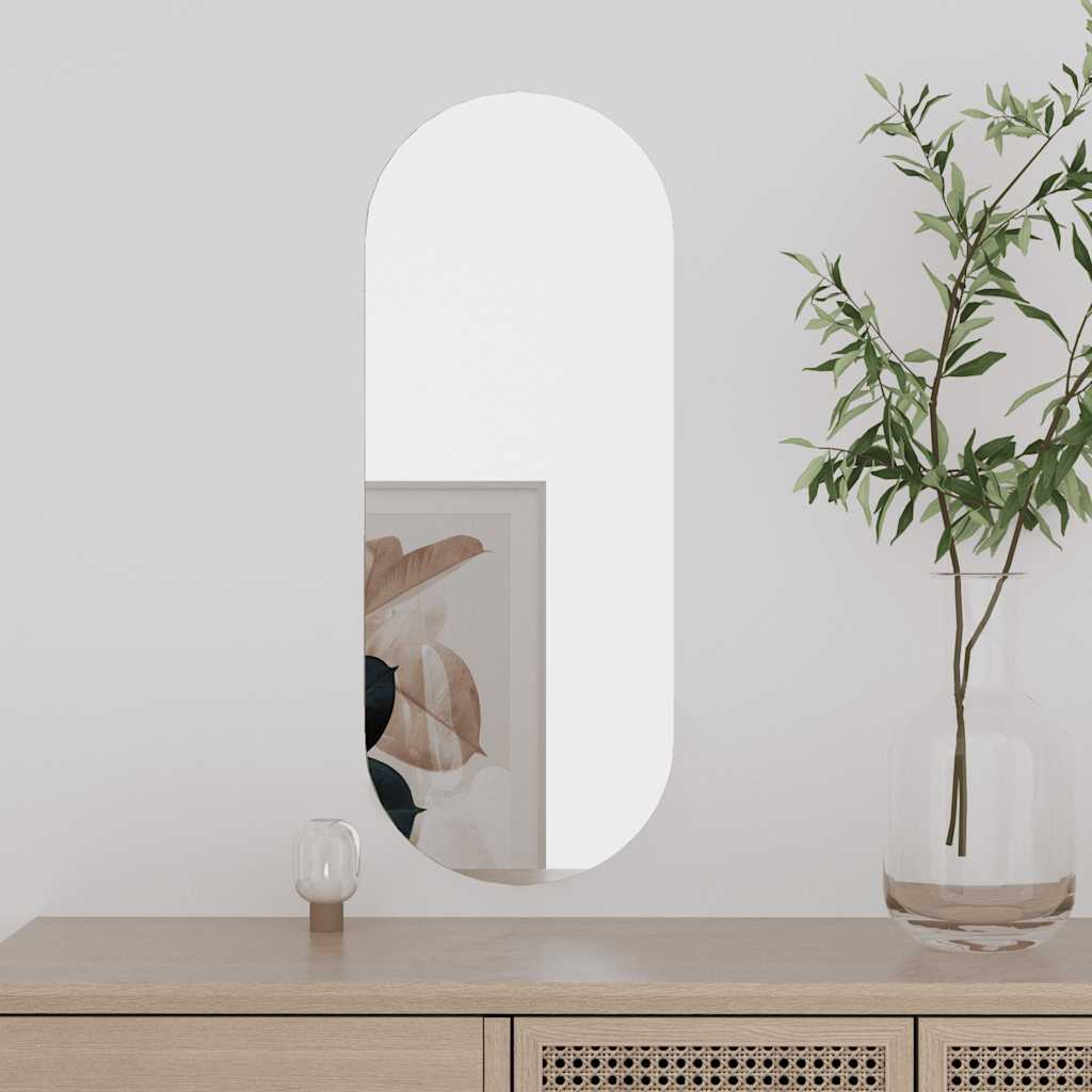 Vidaxl Wall Mirror 20x50 cm Oval glas