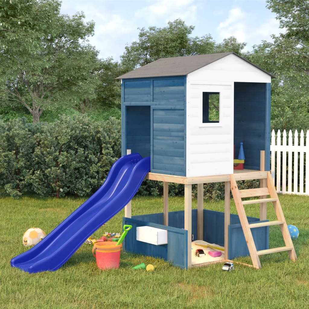 Vidaxl Playhouse Solid Pine Wood