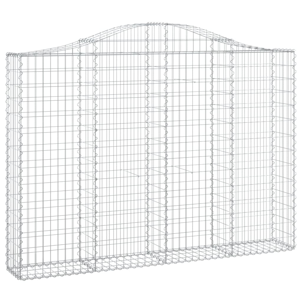 Vidaxl Gabions 2 PCS Buet 200x30x140 160 cm jern