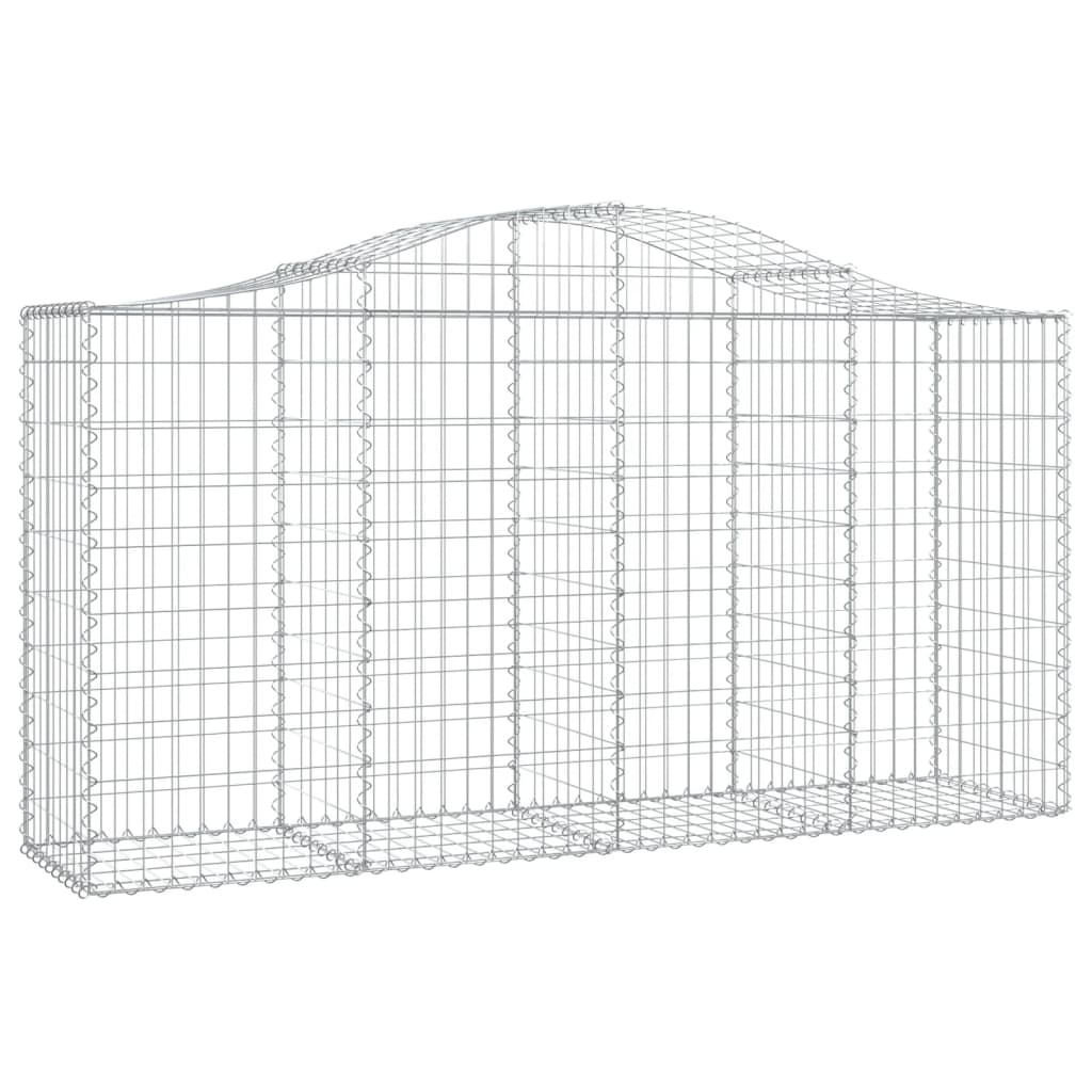 Vidaxl Gabions 4 stk. Buet 200x50x100 120 cm jern