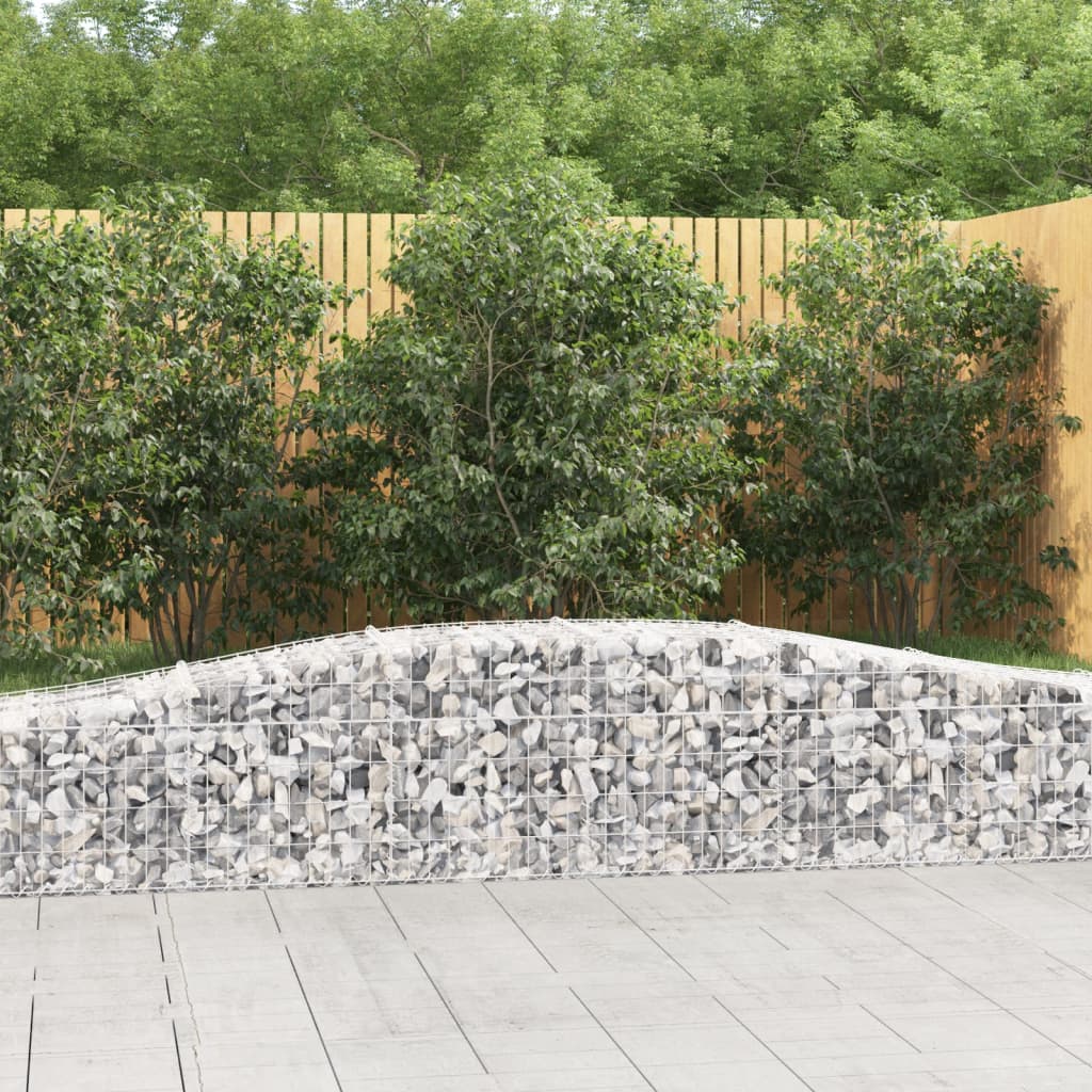 Vidaxl Gabions 3 stk. Buet 400x50x40 60 cm jern