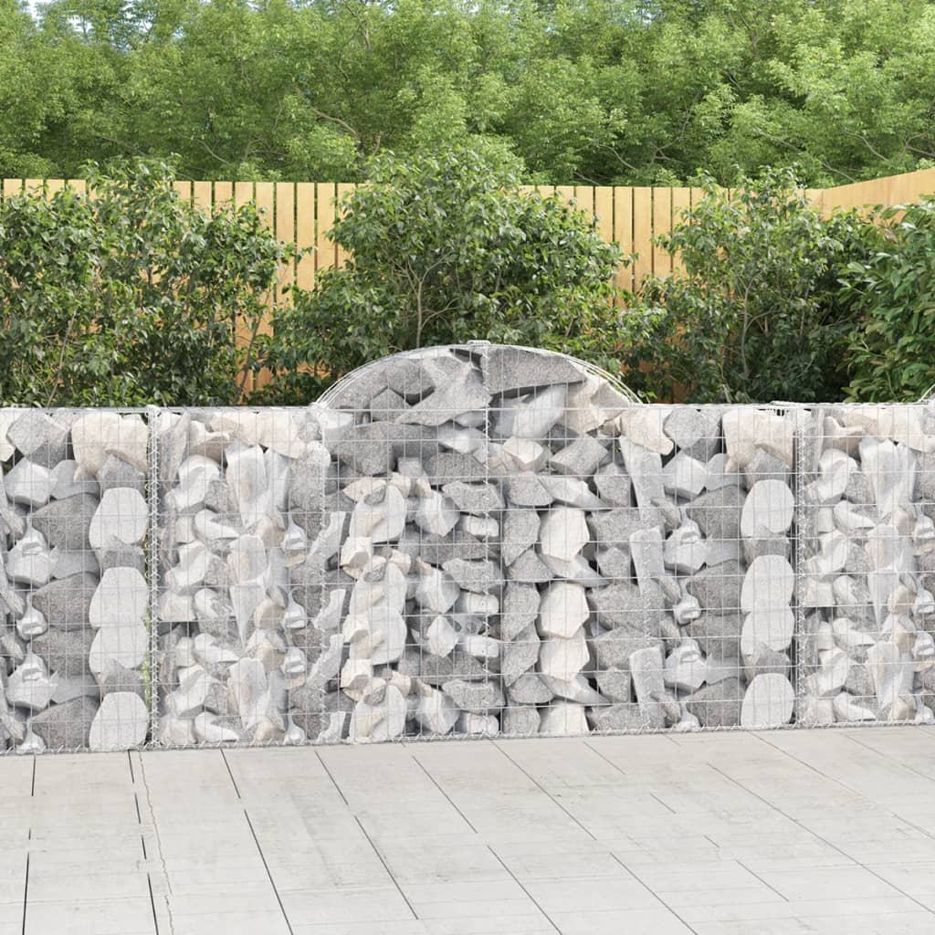 Vidaxl Gabions 7 PCS Buet 200x30x100 120 cm jern