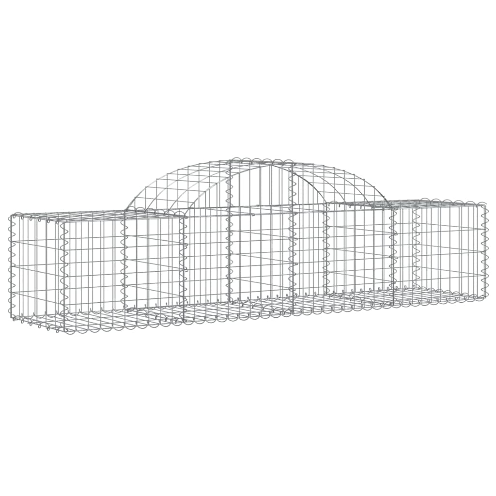 Vidaxl Gabions 13 pcs Buet 200x50x40 60 cm galvaniseret jern
