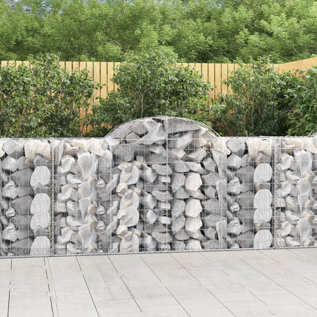 Vidaxl Gabions 14 stk. Buet 200x50x100 120 cm jern