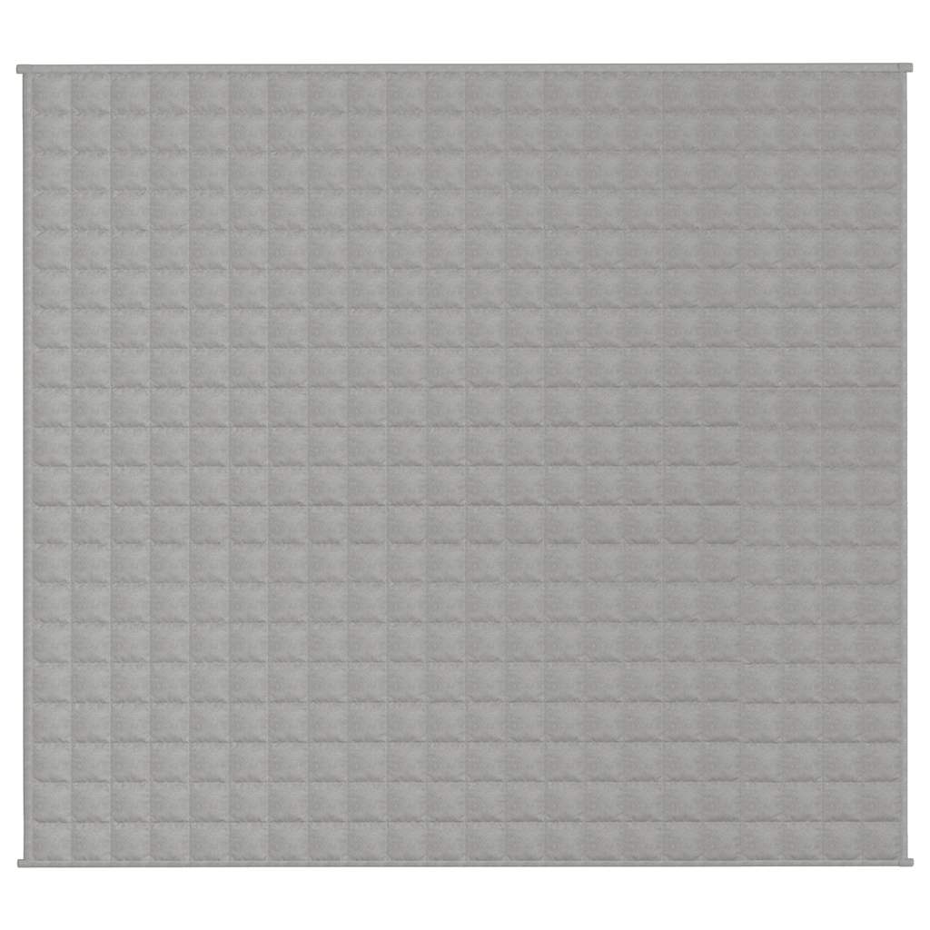 Vidaxx vægtet tæppe 200x225 cm 13 kg stof grå