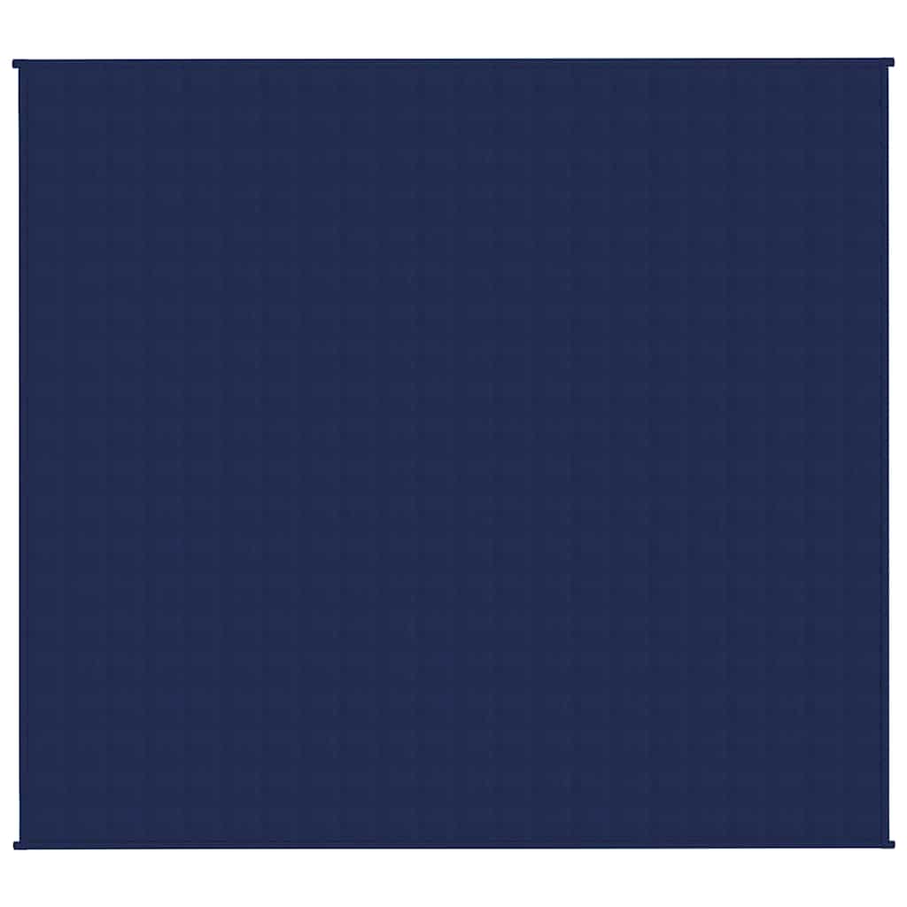 Vidaxx vægtet tæppe 200x225 cm 13 kg stof blåt